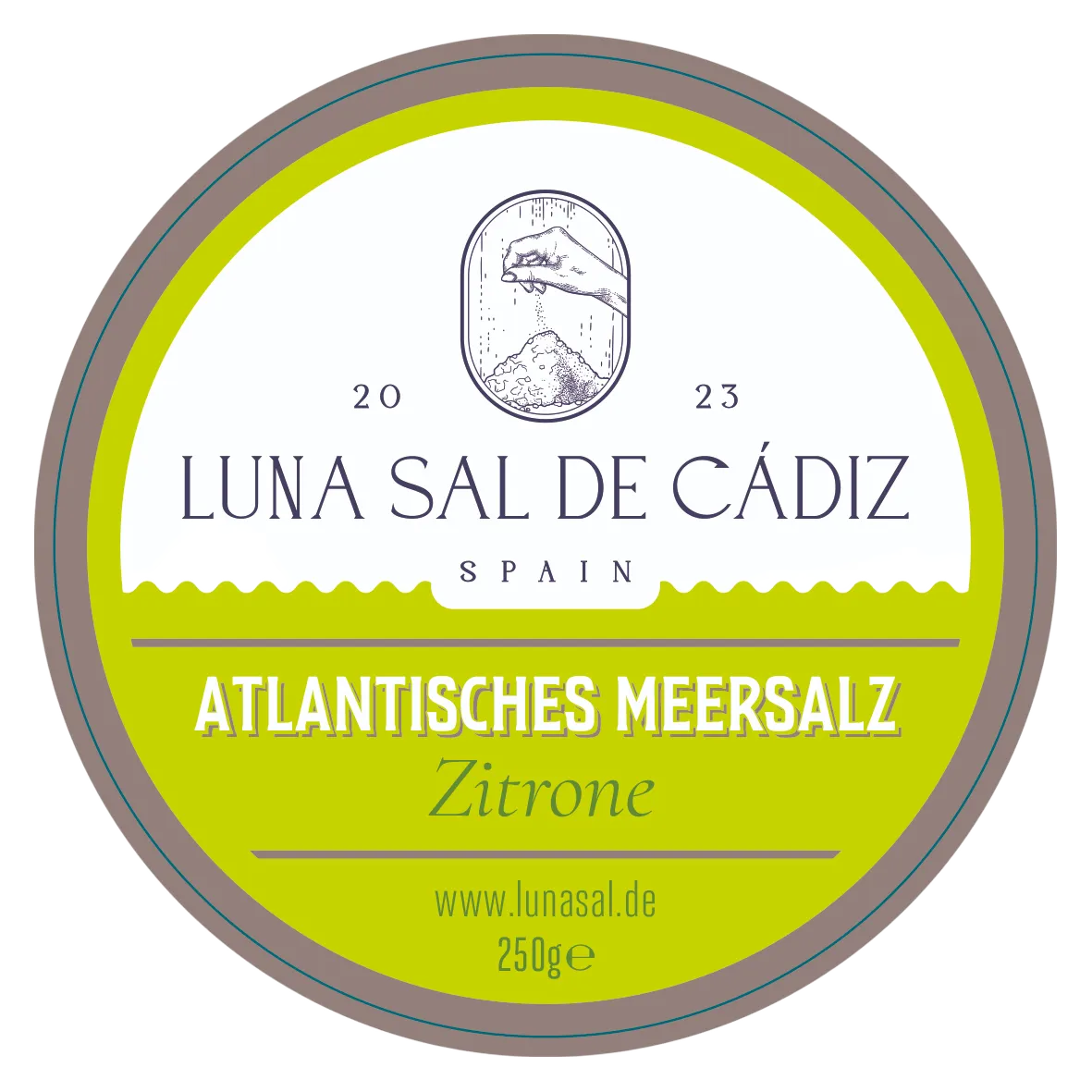 Luna Sal de Cádiz – Zitrone 130g